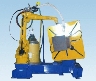 Figure 3-1: ARCMAN™ robotic welding system for column core,installing REGARC™ process