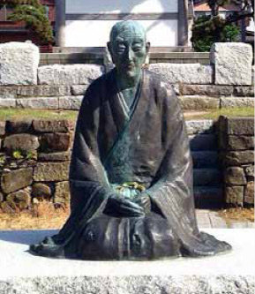 Monge Ryōkan, admirado por muitas pessoas