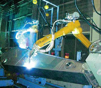 Figure 2: The twin-robot system reduces production time due to simultaneous operations.