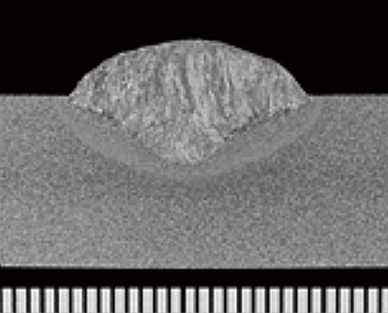 Penetration shape by REGARC process