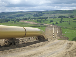 Figure 1: Onshore pipeline
Photo courtesy of Pipeline Service S.r.I., Manufacturer of the Proteus FAP.