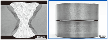 Figure 4: PREMIARCTM DW-N709SP exhibits complete fusion in 3G-position butt joint and excellent ductility in bend test.