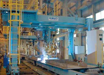 Figure 7: Gantry type twin welding system