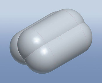Figure 7: Tri-lobe tank [6]