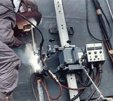 Figure 3: Welding site of SEGARC™ process