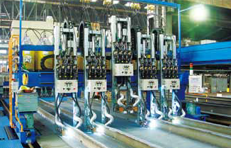 Figure 4: Welding site of TRIFARC™ process