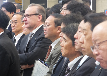 Participants at the opening ceremony