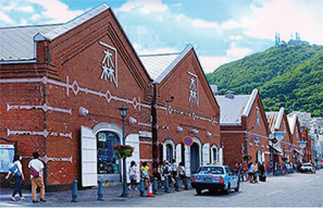 Red brick warehouses