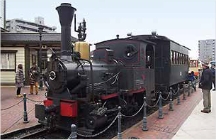 The retro-style Botchan Train