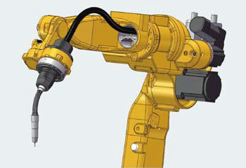Иллюстрация 2:  ARCMAN™-GS с верхней частью руки, в которую интегрирован кабель. 