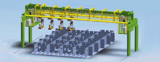 Иллюстрация 5: Система сварочного робота ARCMAN™ и транспортера (комплект ARCMAN™) для судовых блоков